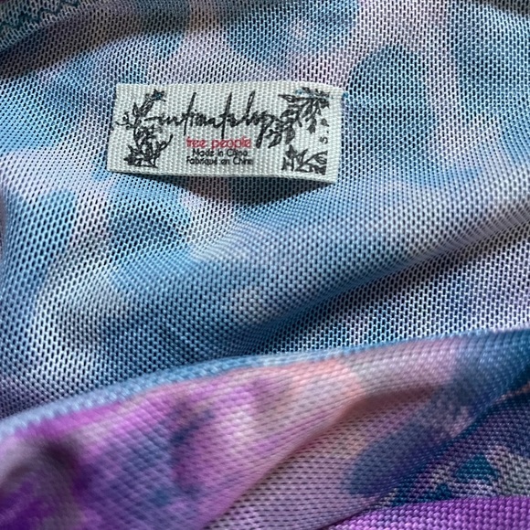 Free People Multicolor Floral Mesh Bodysuit - Picture 8 of 8
